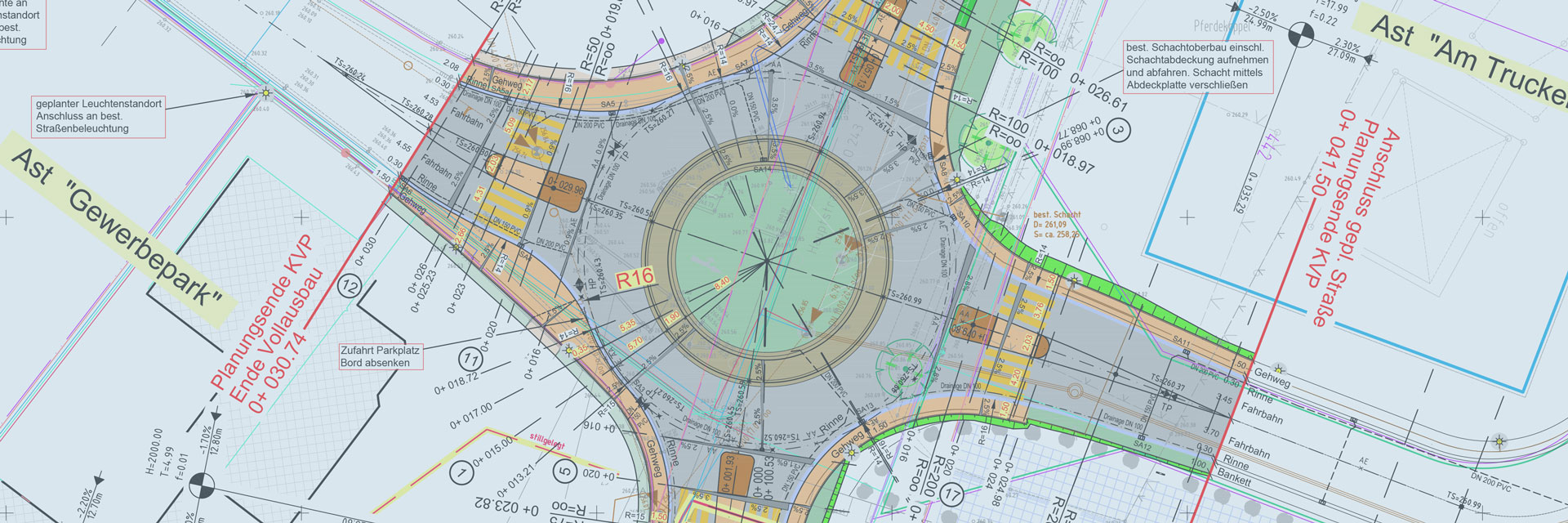 Planungsunterlagen Infrastruktur